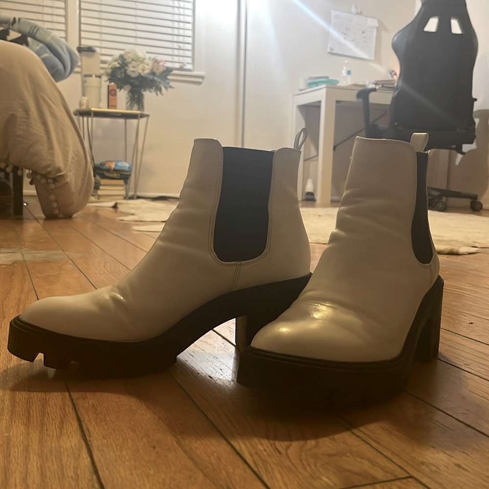 White boots